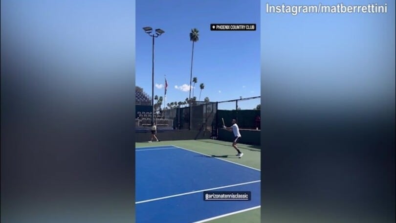 Berrettini a Phoenix diviso tra Tennis e....Nba