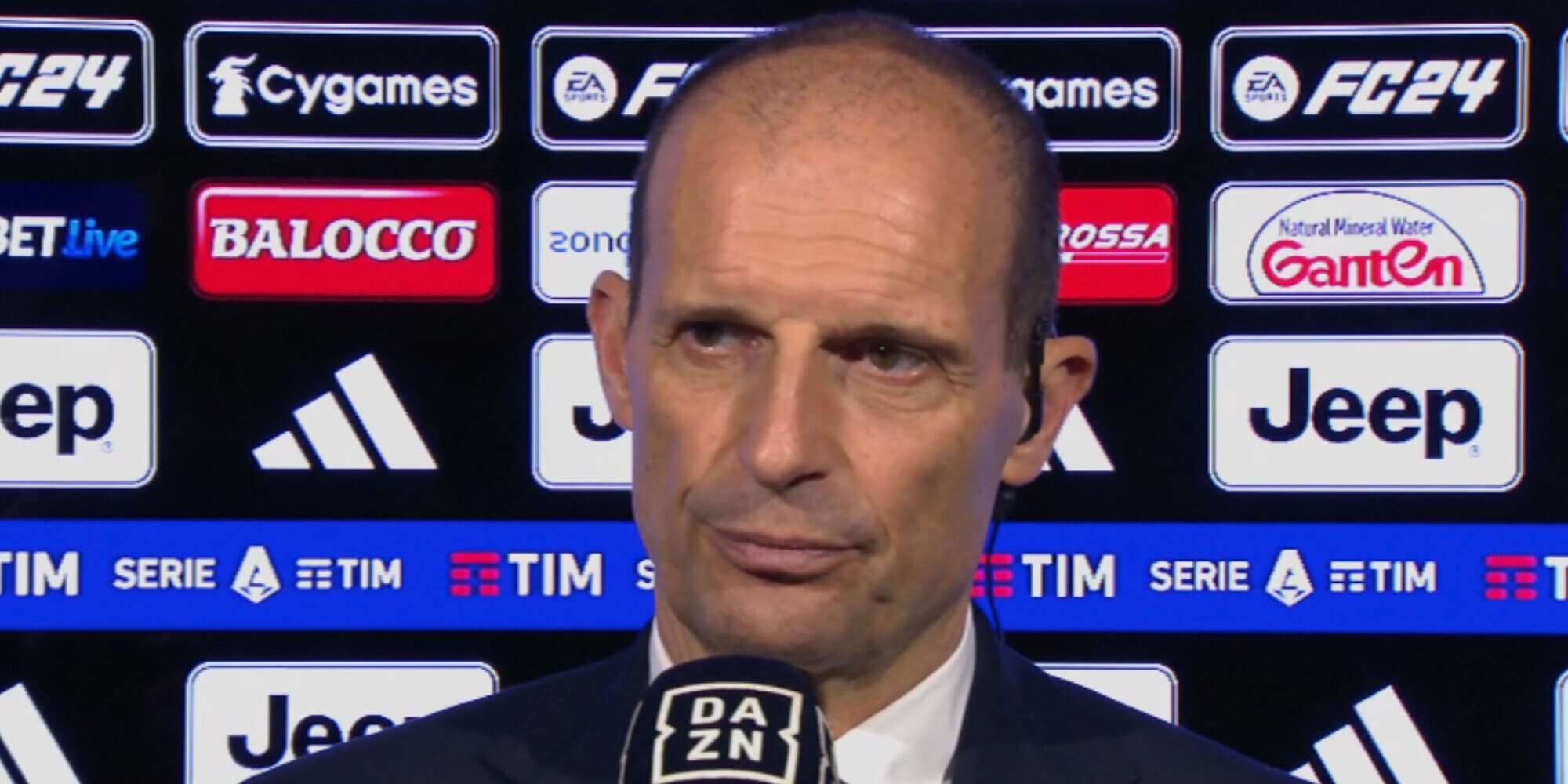 Allegri: "Parte dello stadio non ci ha aiutato quando siamo andati sotto"