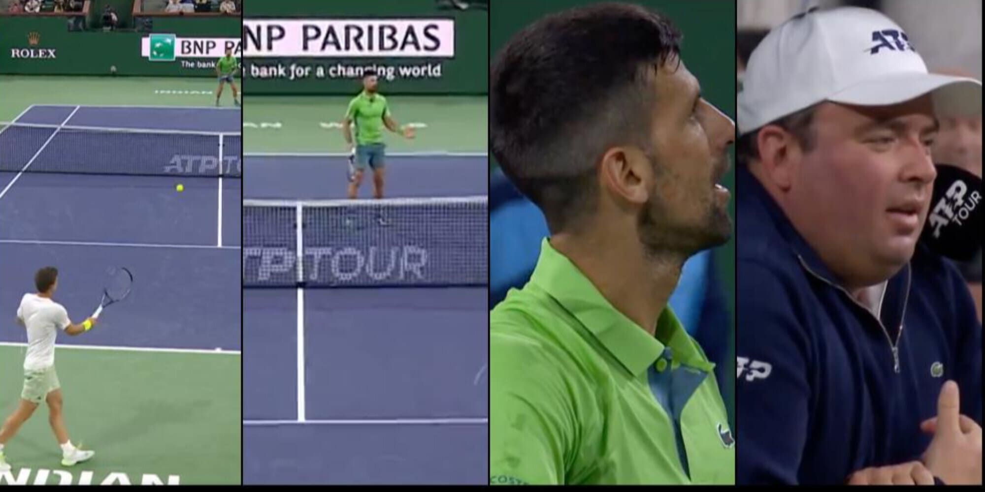 Djokovic impazzisce, Nardi lo manda in tilt e dall'arbitro: "Lo devi punire"