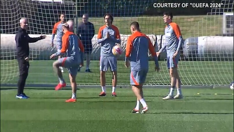 Inter: allenamento mattutino in vista dell'Atletico Madrid