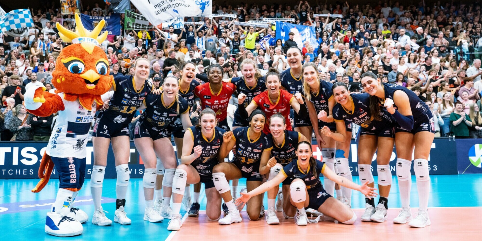 La Reale Mutua Fenera Chieri ’76 vince la finale di andata della Coppa CEV