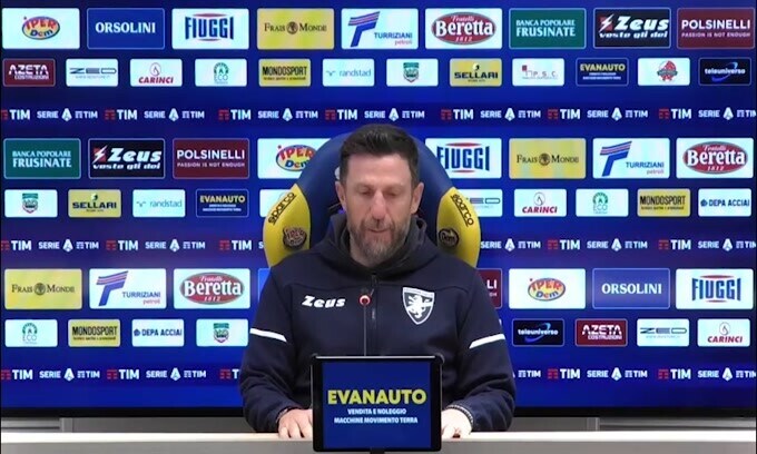 Di Francesco: "Il Frosinone è un leone ferito, bisogna reagire"