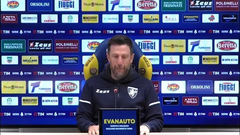 Di Francesco: "Il Frosinone è un leone ferito, bisogna reagire"