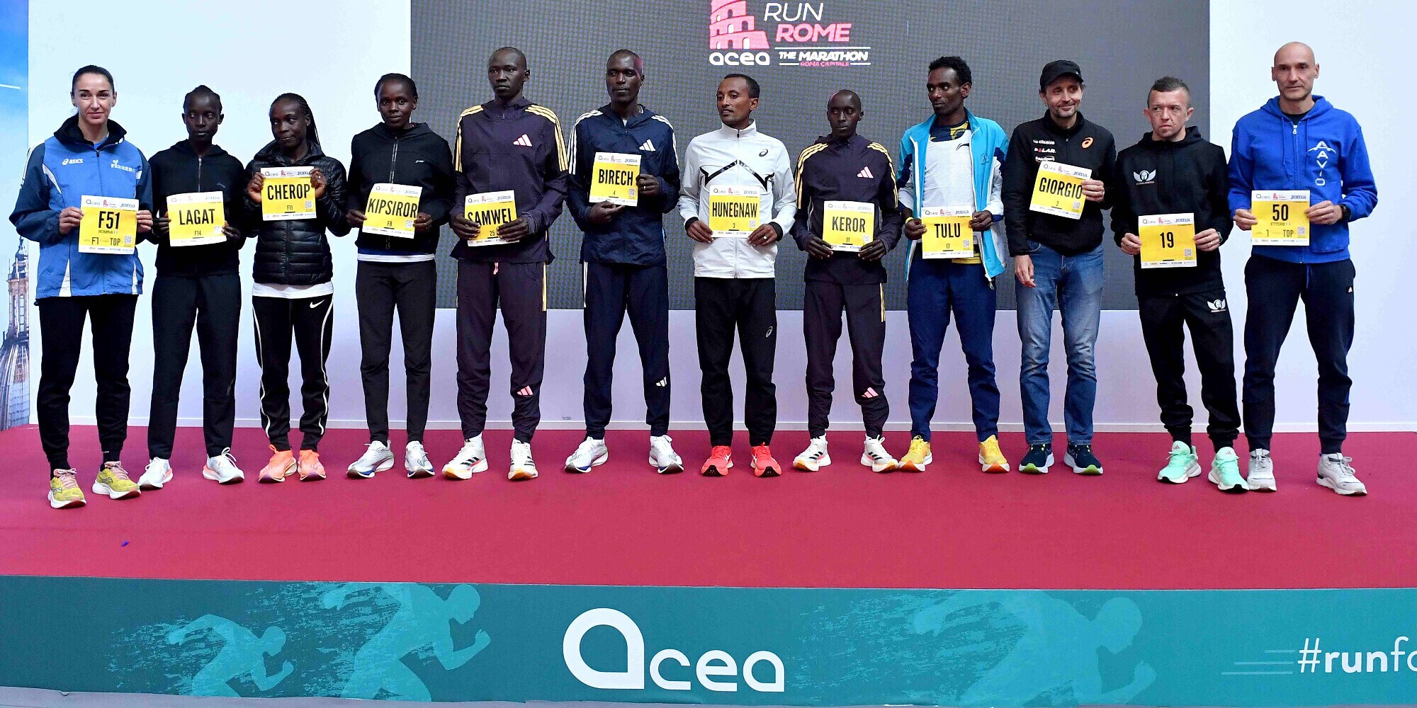 Acea Run Rome The Marathon entra nel vivo, presentati i top runner