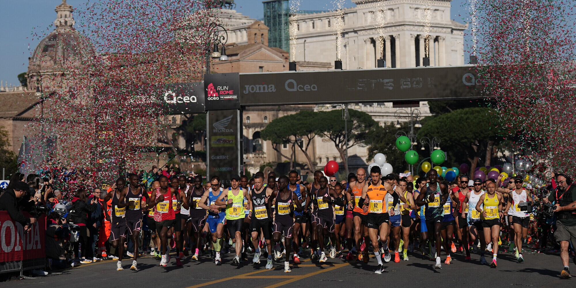 E’ partita la Acea Run Rome The Marathon, 40mila cuori battono per l’eternità