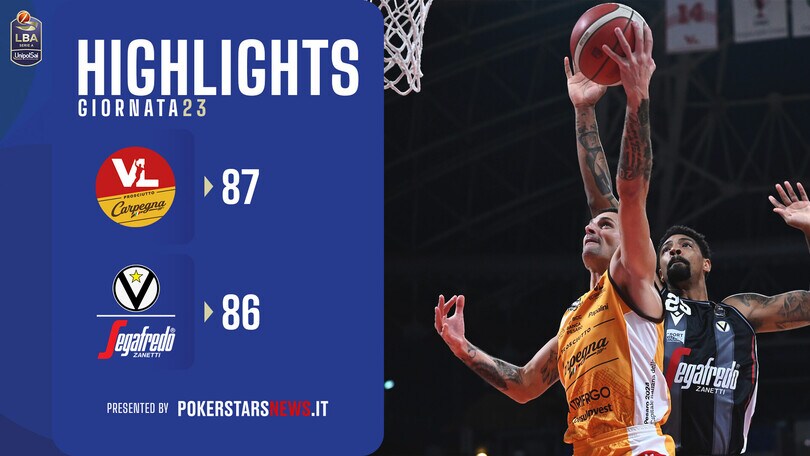 Carpegna Prosciutto Pesaro - Virtus Segafredo Bologna