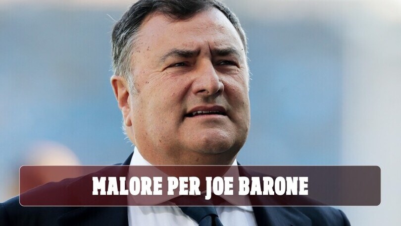 Malore per Joe Barone, ricoverato d'urgenza