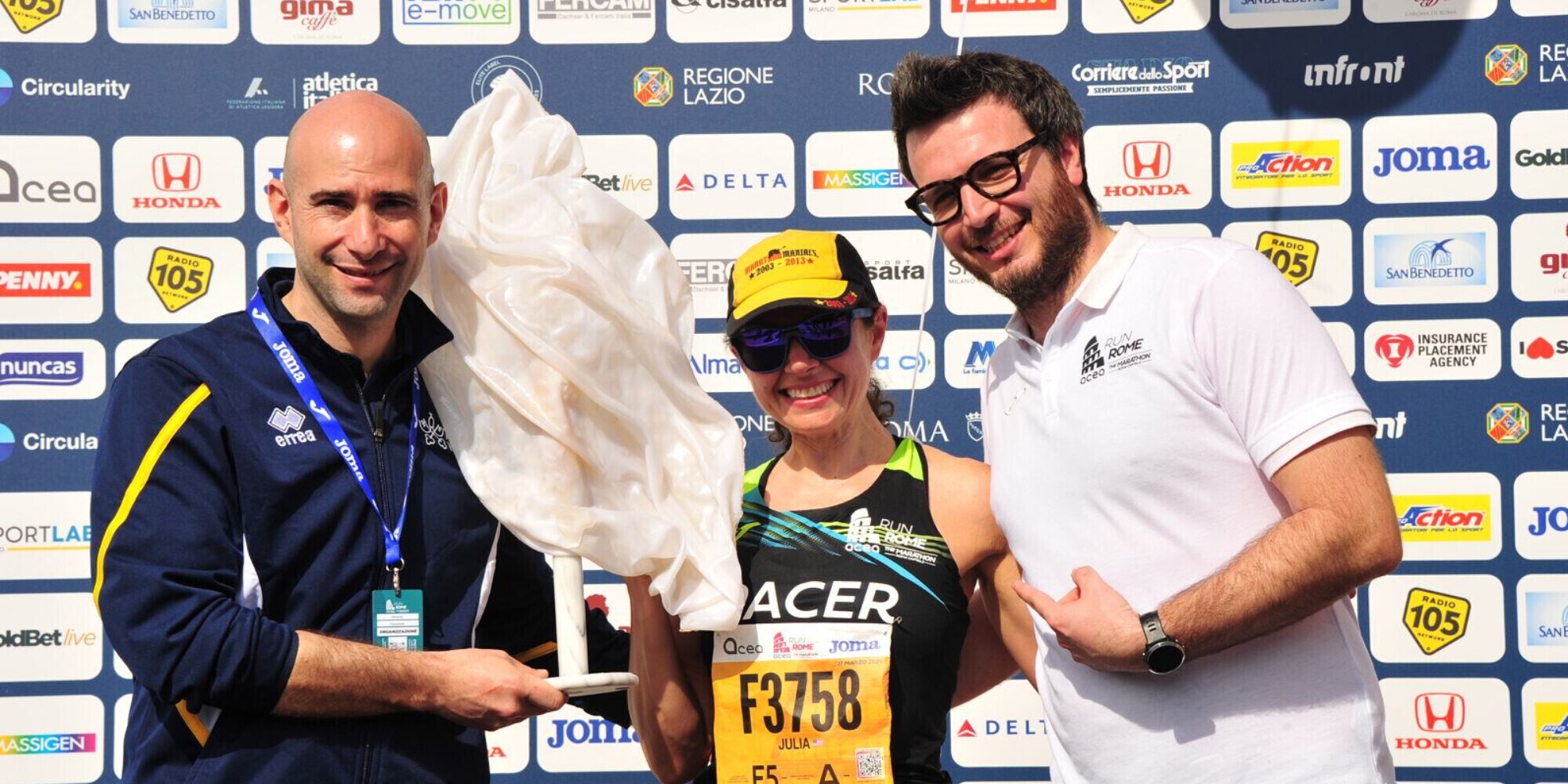 La Coppa degli Ultimi di Maratona di Roma a Julia Khvasechko