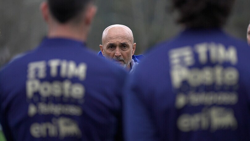 Gli Azzurri in campo a Roma prima della partenza per gli Stati Uniti