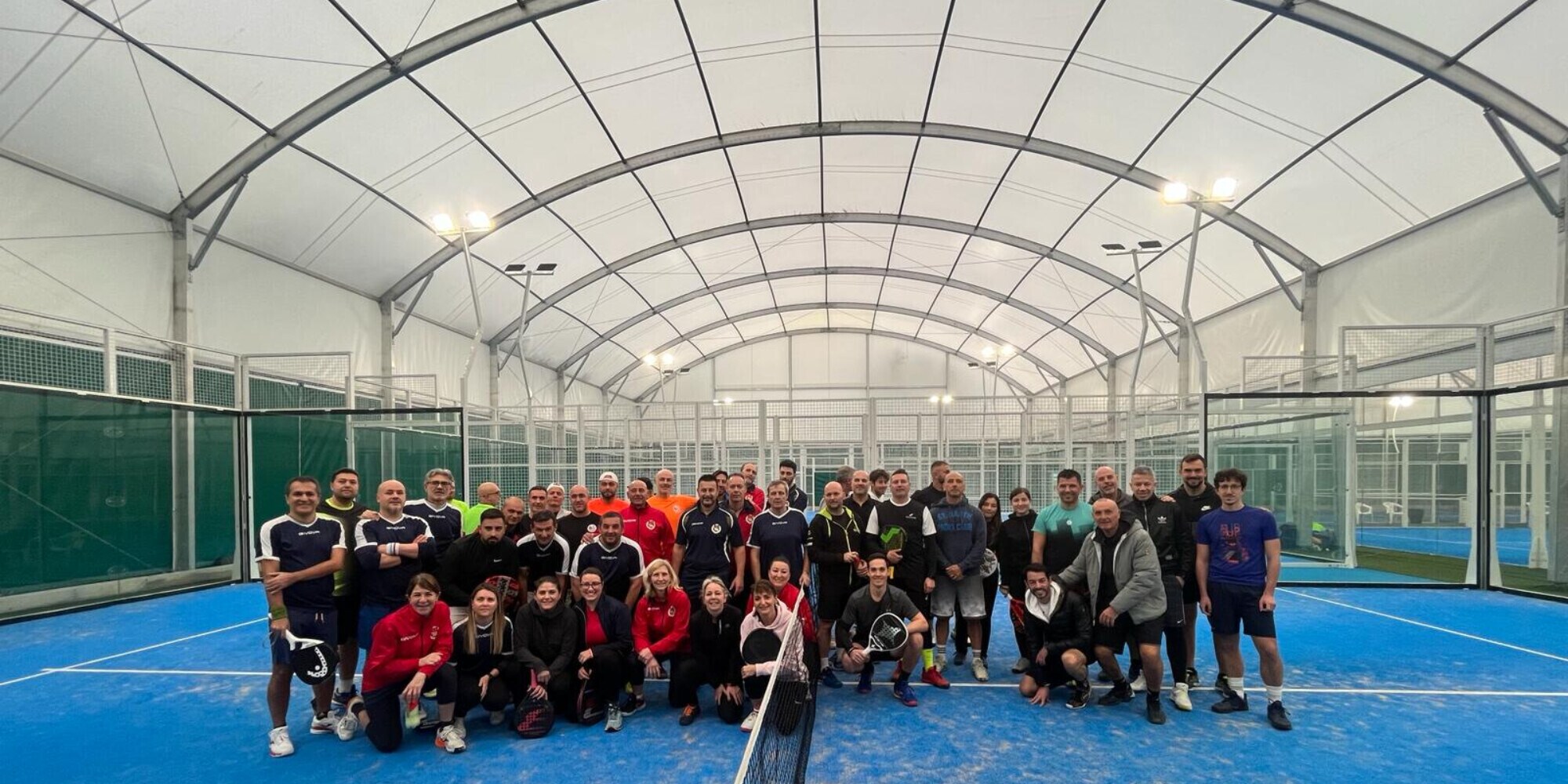 A Roma il primo raduno interforze di padel