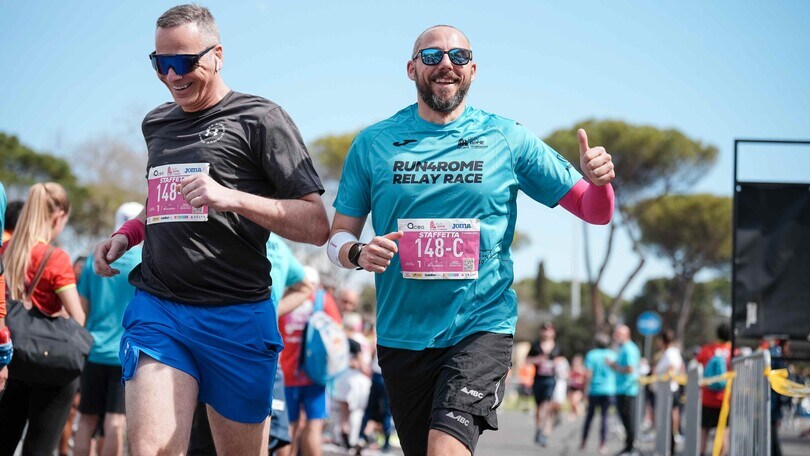La forza del team, i magnifici 4 di Acea Run4Rome