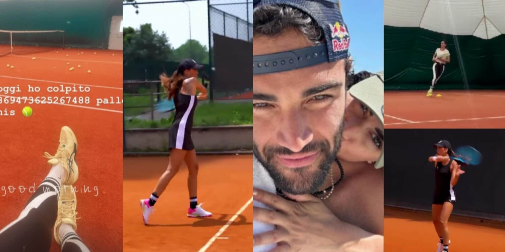 Melissa Satta oltre Berrettini: adesso è passione totale per il tennis