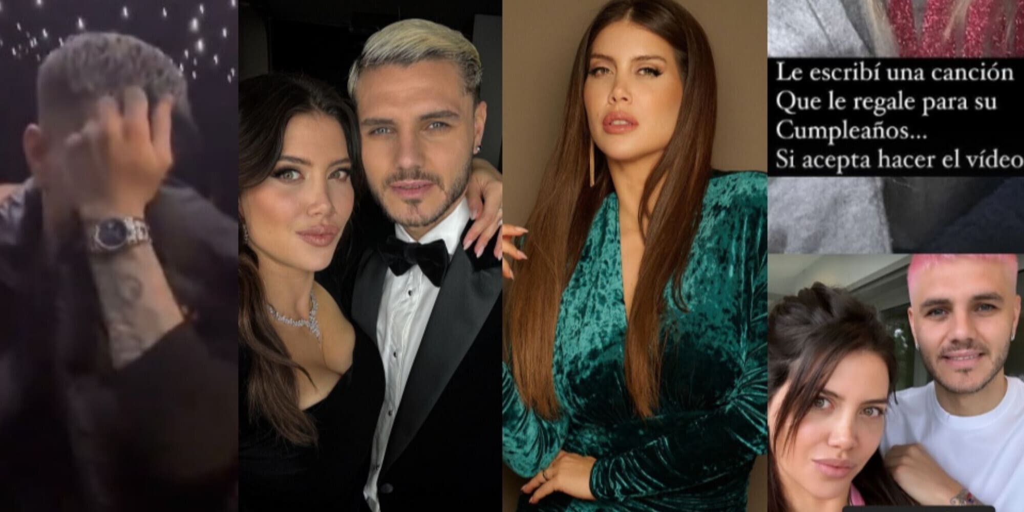 Wanda Nara scrive una canzone per Mauro Icardi: la promessa ai fan