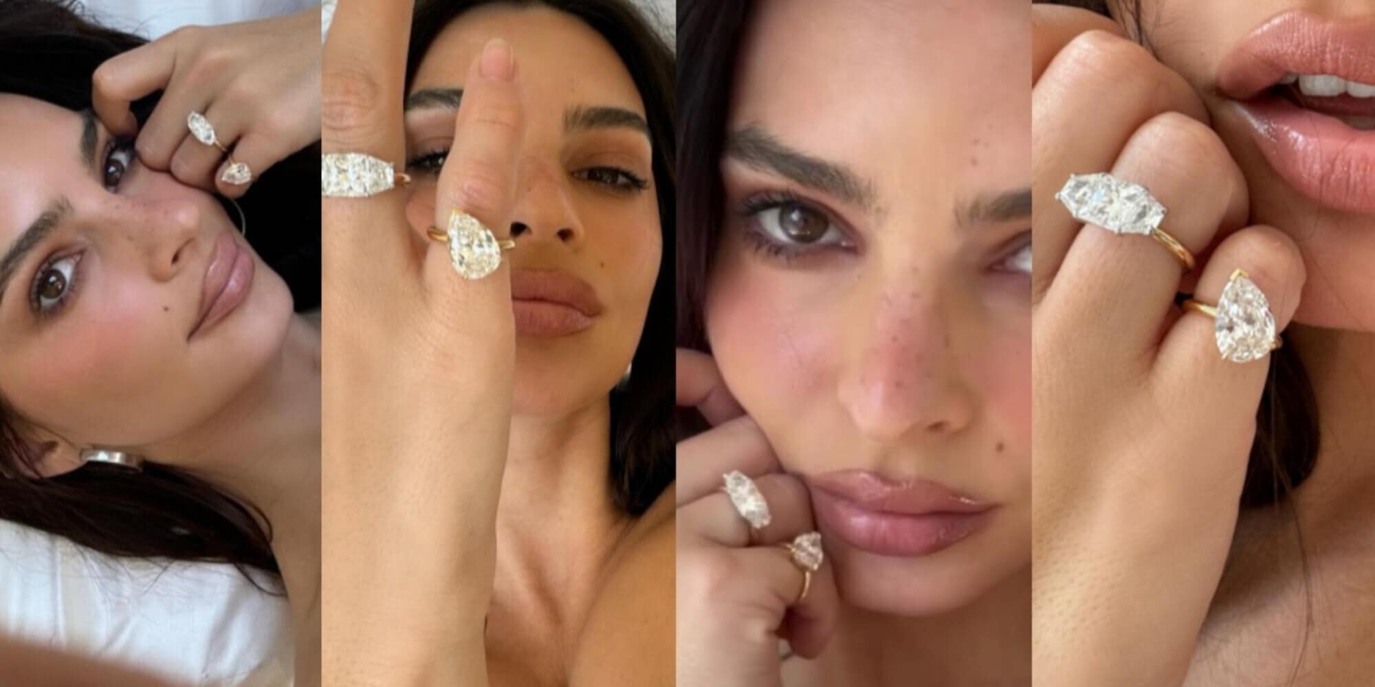 Emily Ratajkowski e gli 'anelli di divorzio': le foto sui social