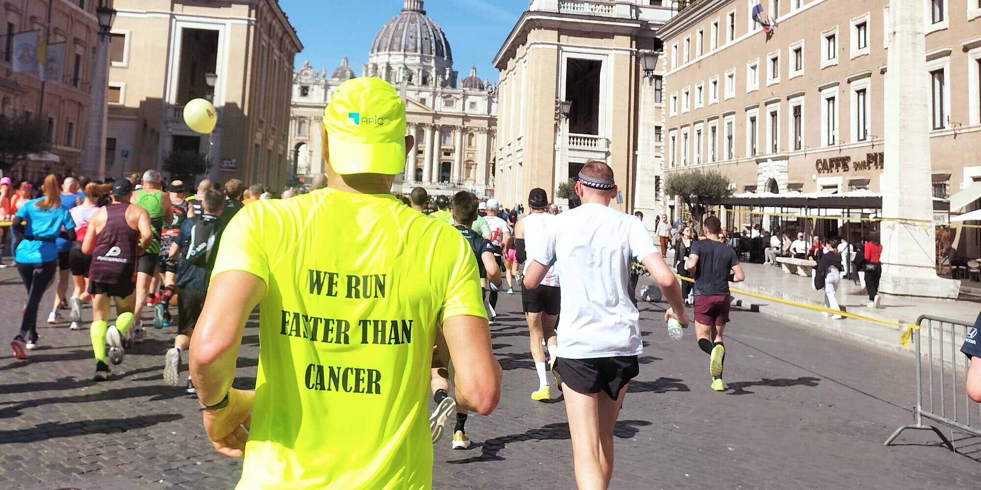 Più veloce del cancro, Francesco Gerini alla Acea Run Rome The Marathon