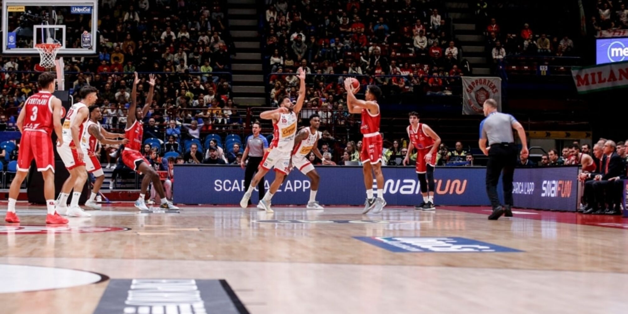 Snaifun match sponsor di Olimpia Milano-Napoli Basket