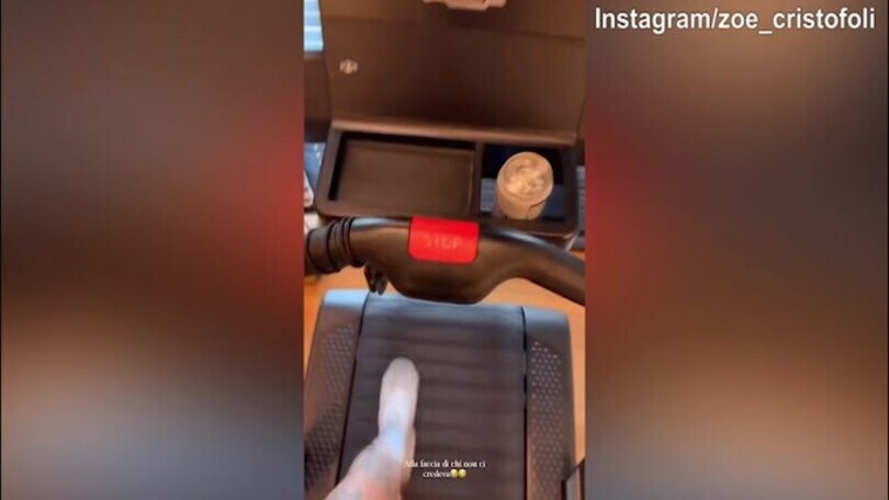 Lady Hernandez, la palestra non manca in vacanza