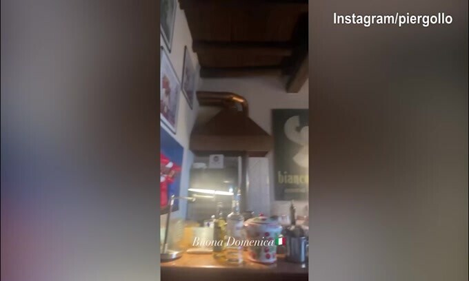 Napoli, Gollini al ristorante: "Buona domenica"