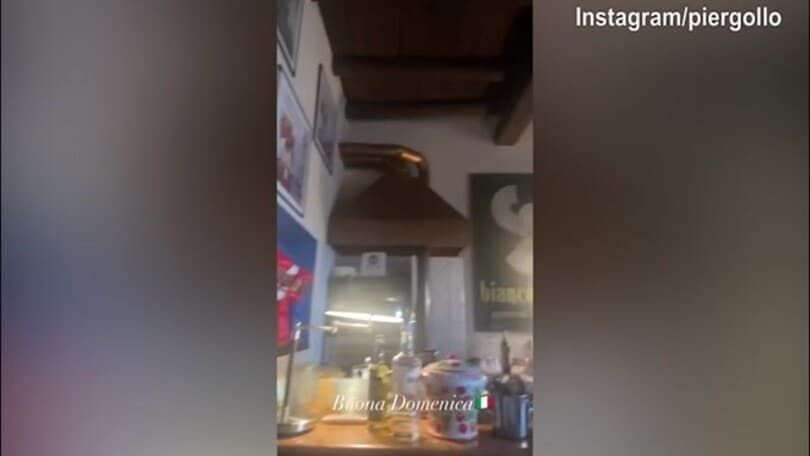 Napoli, Gollini al ristorante: "Buona domenica"
