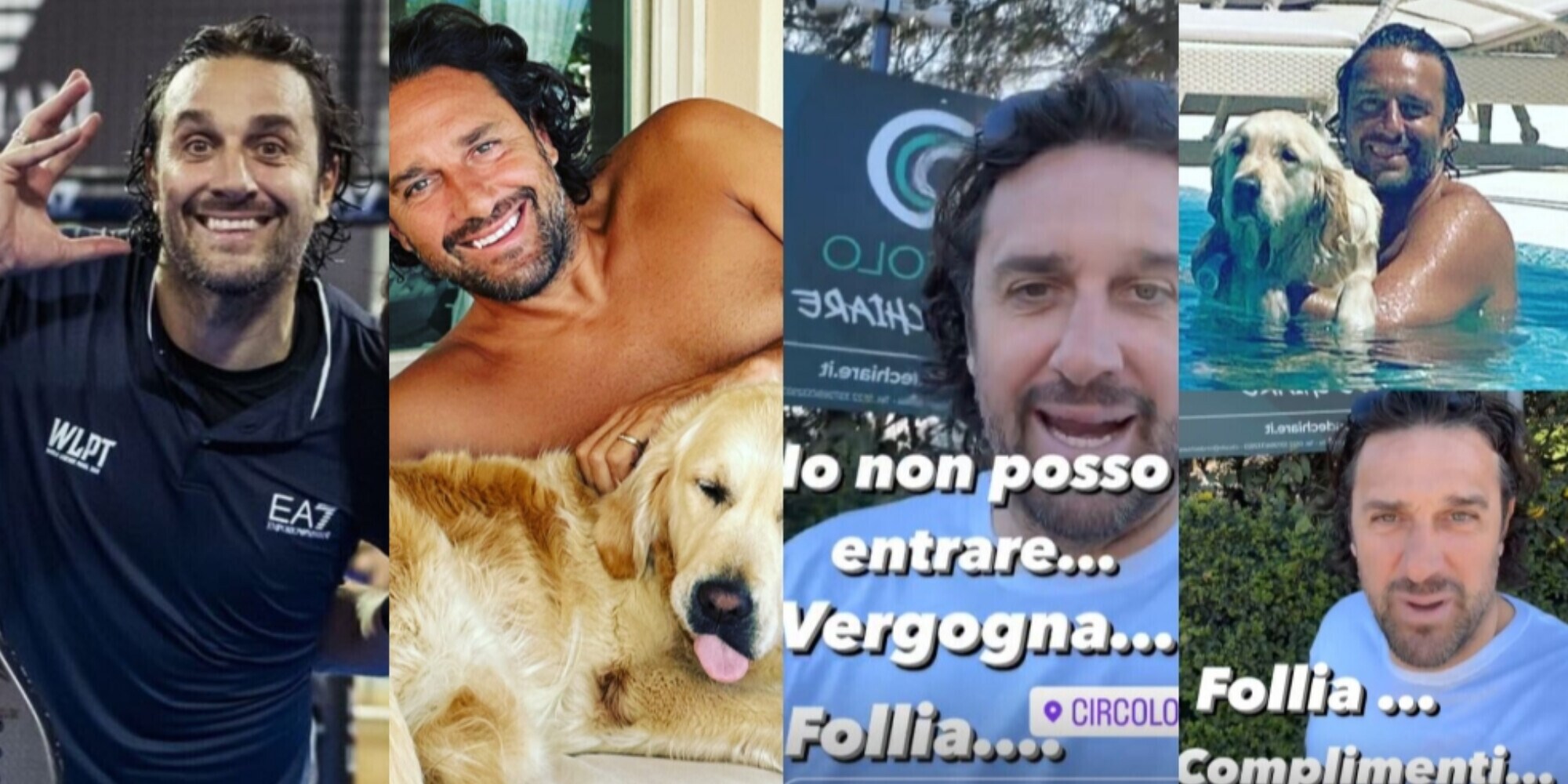 Luca Toni, ingresso vietato al cane e furia social. La replica: "Sedicenne..."