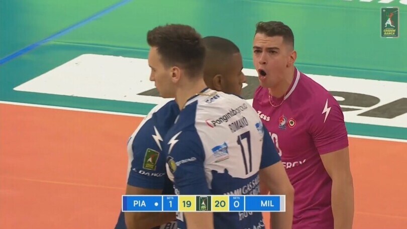 Piacenza e Civitanova, match ball in casa ma Milano e Monza non mollano