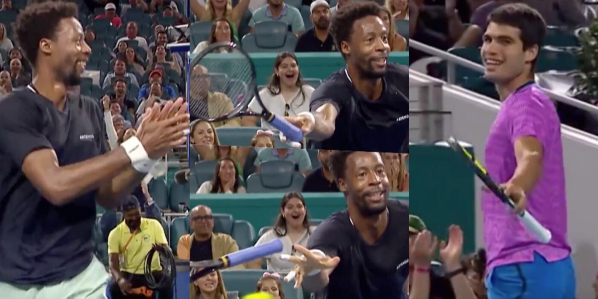 Monfils, la resa a Alcaraz: frustrazione e sorrisi, "Non è possibile..."