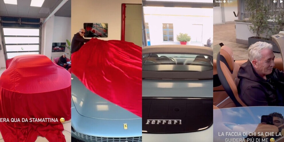 Fedez si è comprato una Ferrari Roma Spider da oltre 250mila euro!