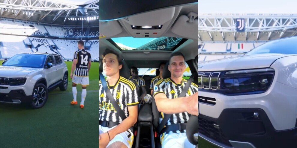 La Juventus si prepara a tornare in campo... con la Jeep!