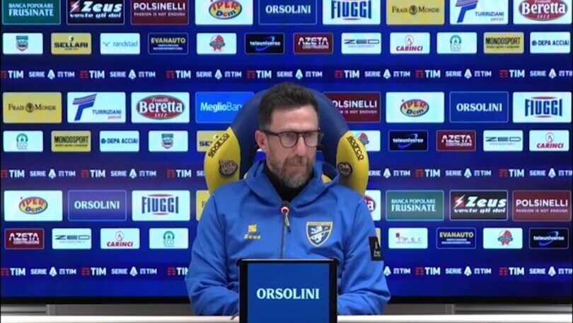 Di Francesco sul Genoa: "Gara fondamentale"