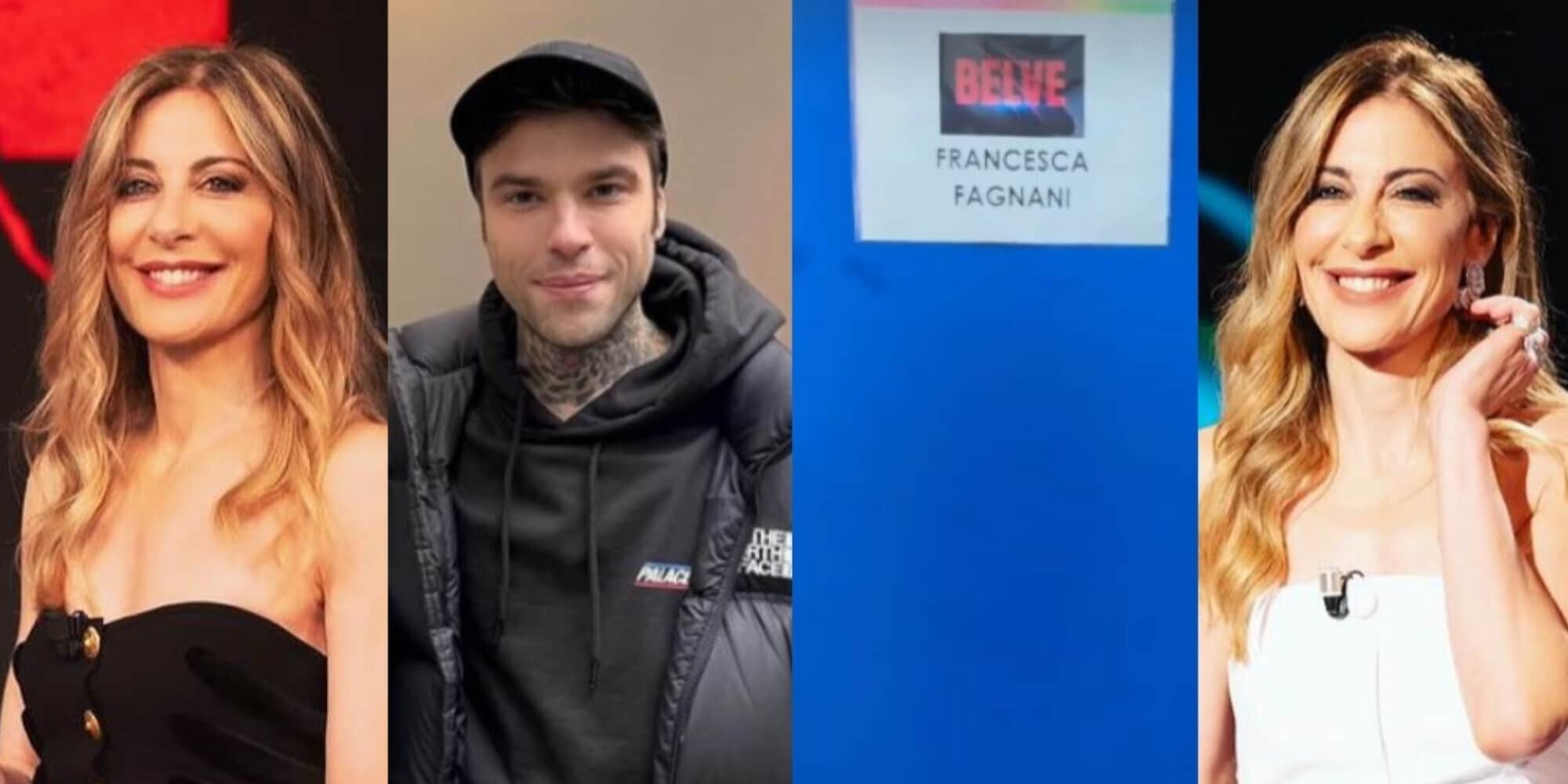 Fedez a Belve: prima la gag e poi le lacrime con la Fagnani