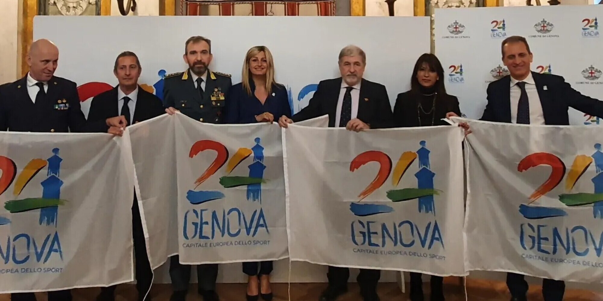 Ai Circoli Velici Genovesi la bandiera di “Genova 2024 Capitale Europea dello Sport”