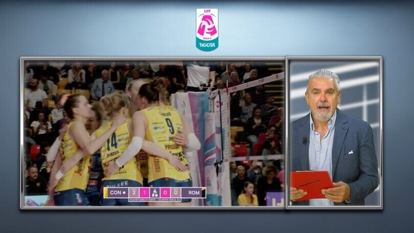 Conegliano, Scandicci e Milano: e’ gia’ semifinale. Spareggio Novara-Chieri