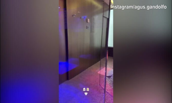 Lautaro Martinez e Agus, dolci momenti in sauna