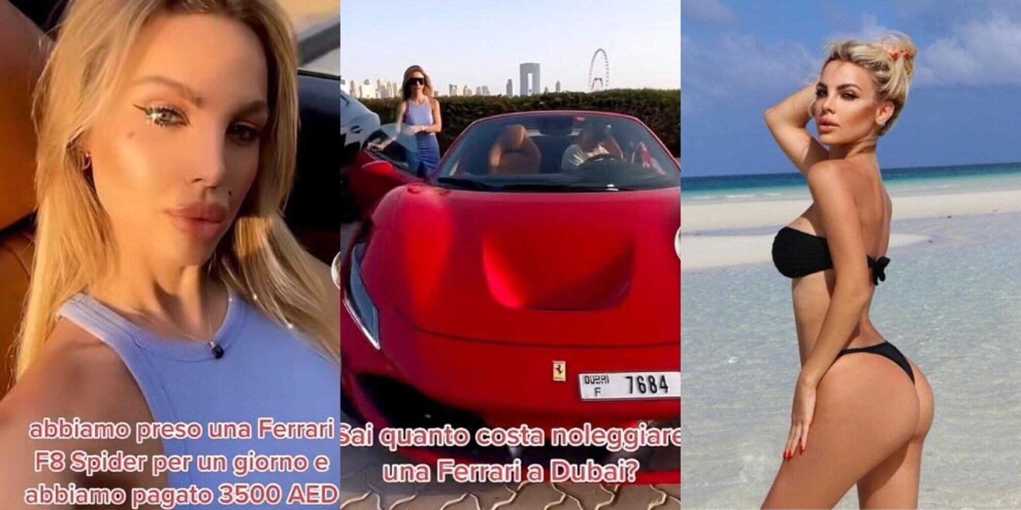 Noleggia una Ferrari a Dubai e fa una scoperta inaspettatamente conveniente