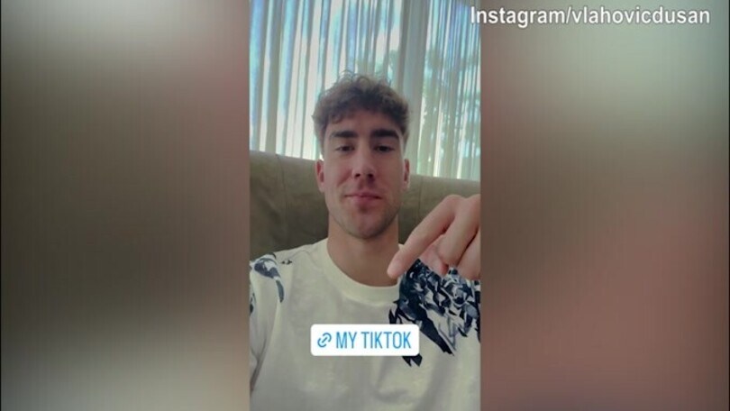 Juventus, l'annuncio dello sbarco su TikTok di Vlahovic