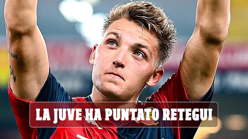 Juve-Retegui: contatto!