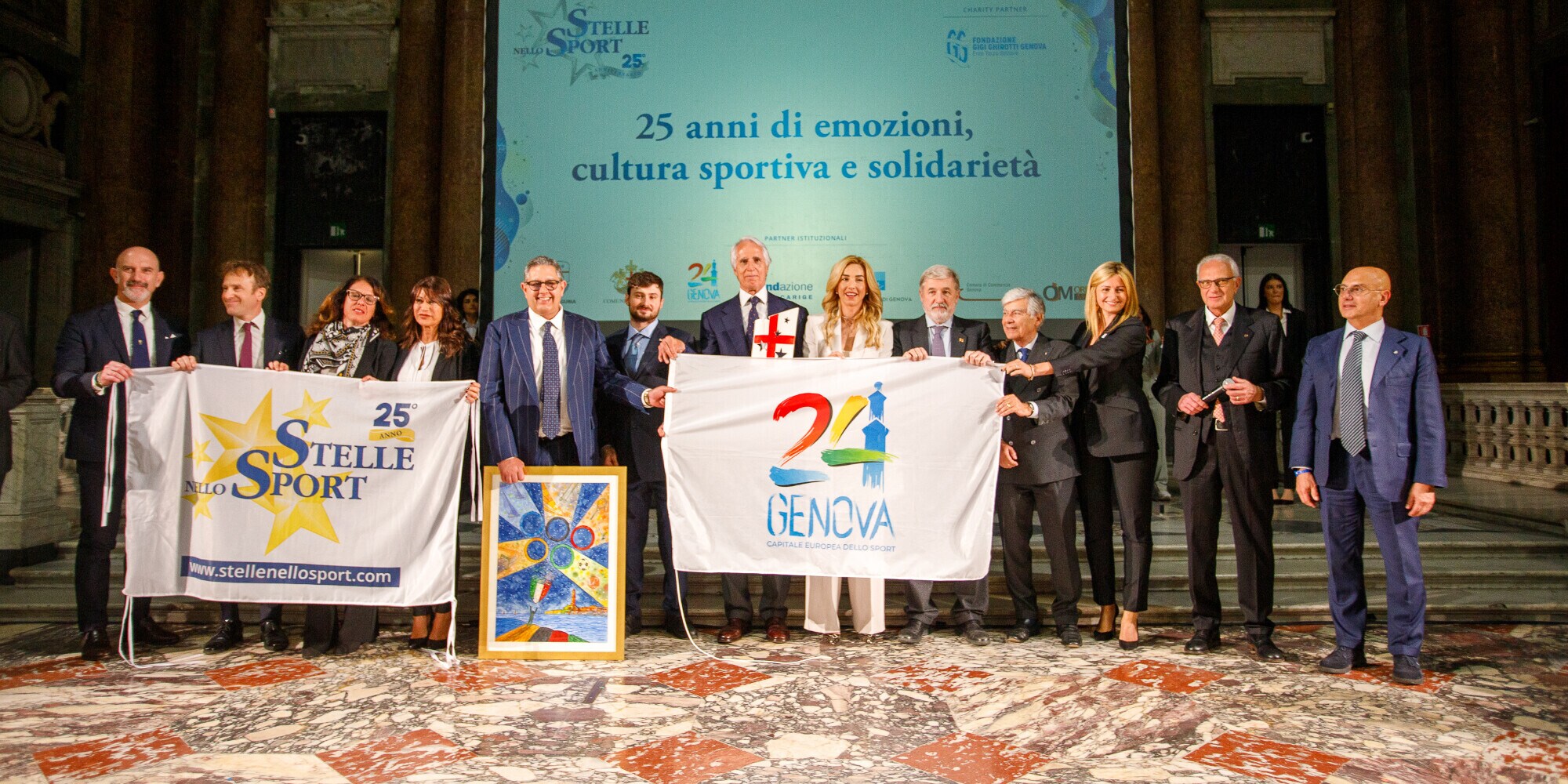 A Palazzo Ducale una serata speciale per i 25 anni di Stelle nello Sport