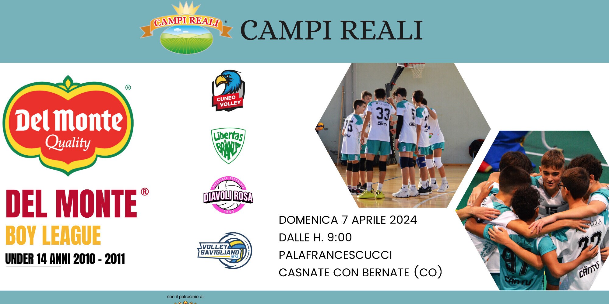 Torna la DelMonte® Boy League con Cuneo Volley protagonista