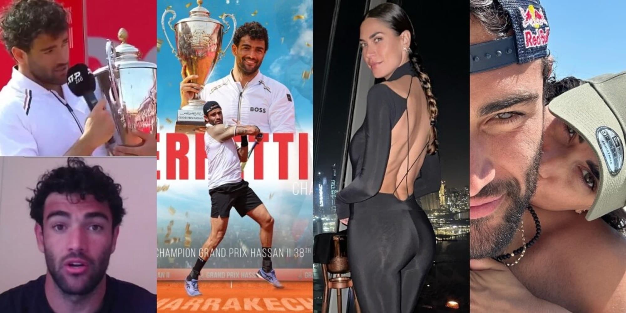 Berrettini, da Melissa Satta alla vittoria: "Così ho ricostruito tutti i pezzi"