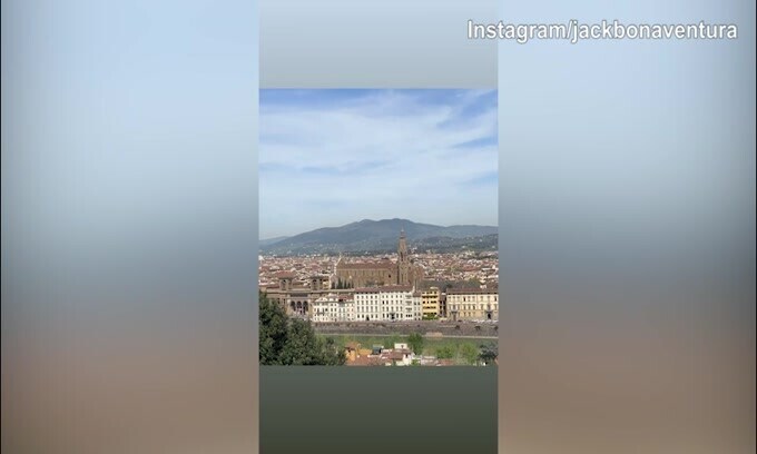 Firenze, Bonaventura riprende una visuale spettacolare!