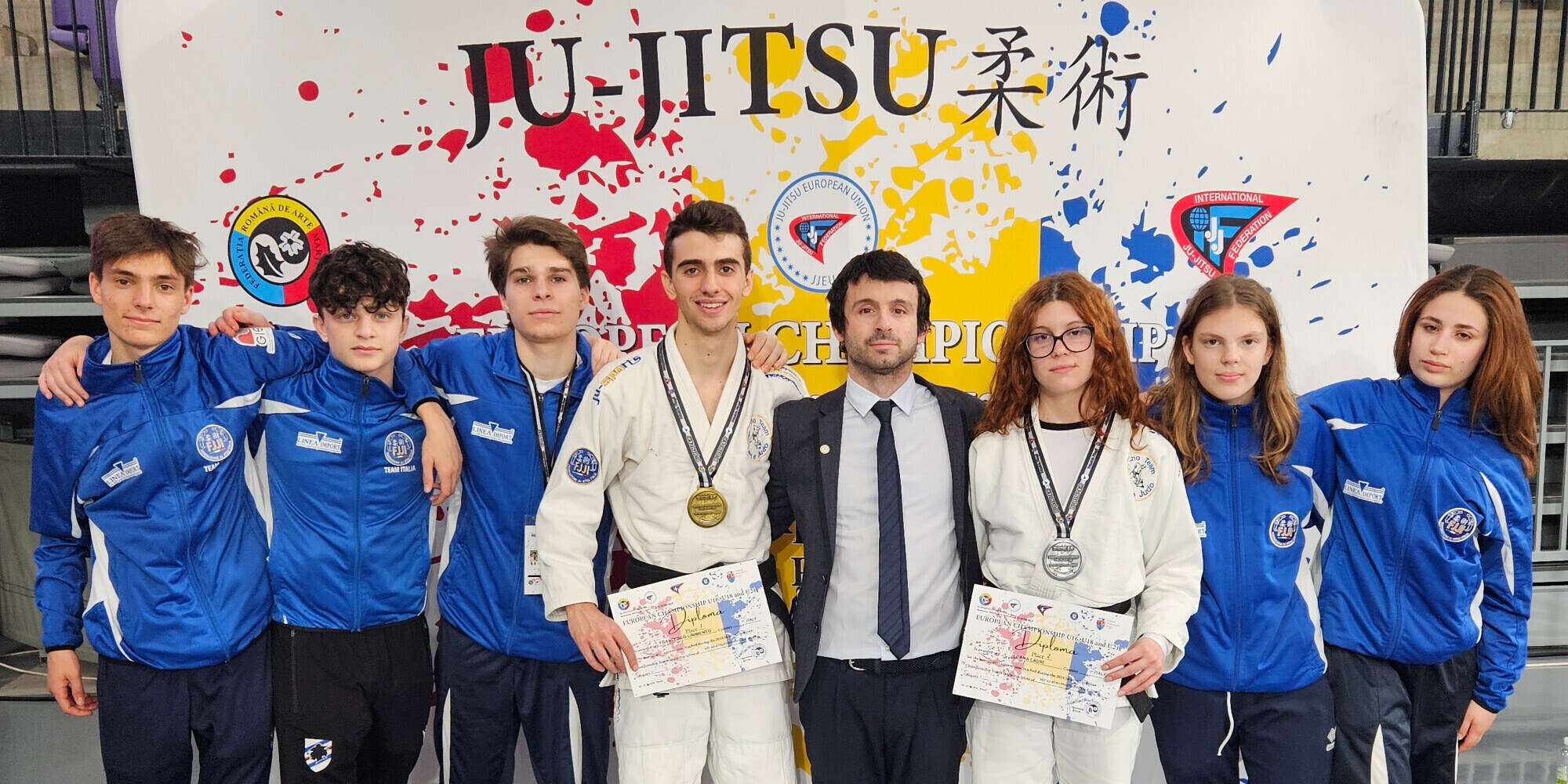 Lino Team Ju Jitsu d’oro e d’argento agli Europei giovanili