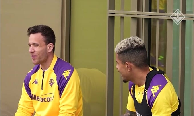 Fiorentina, rifinitura con vista Viktoria Plzen