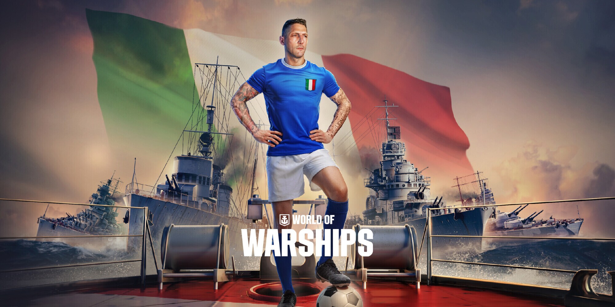 World of Warships: Marco Materazzi è il nuovo capitano delle navi italiane