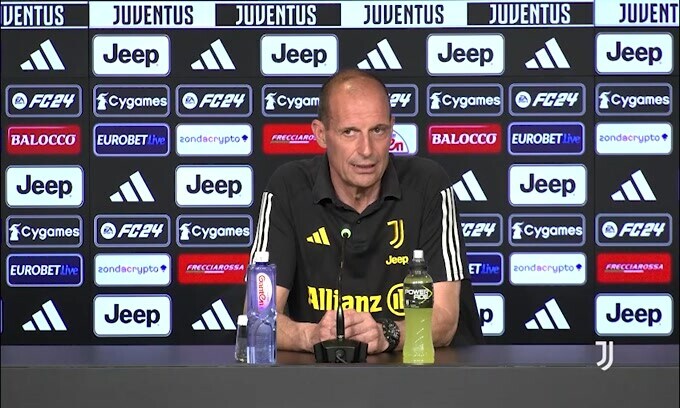Allegri: "Se ho parlato con Giuntoli del futuro? Testa agli obiettivi"