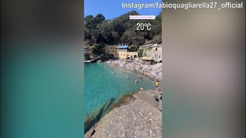 Quagliarella si gode Camogli, il sole ed il mare