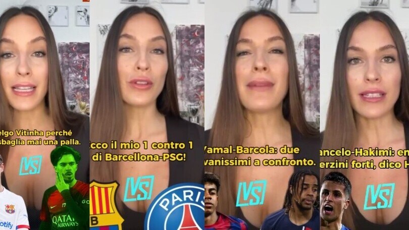 Agata Centasso scende in campo in Champions e gioca Barcellona-Psg