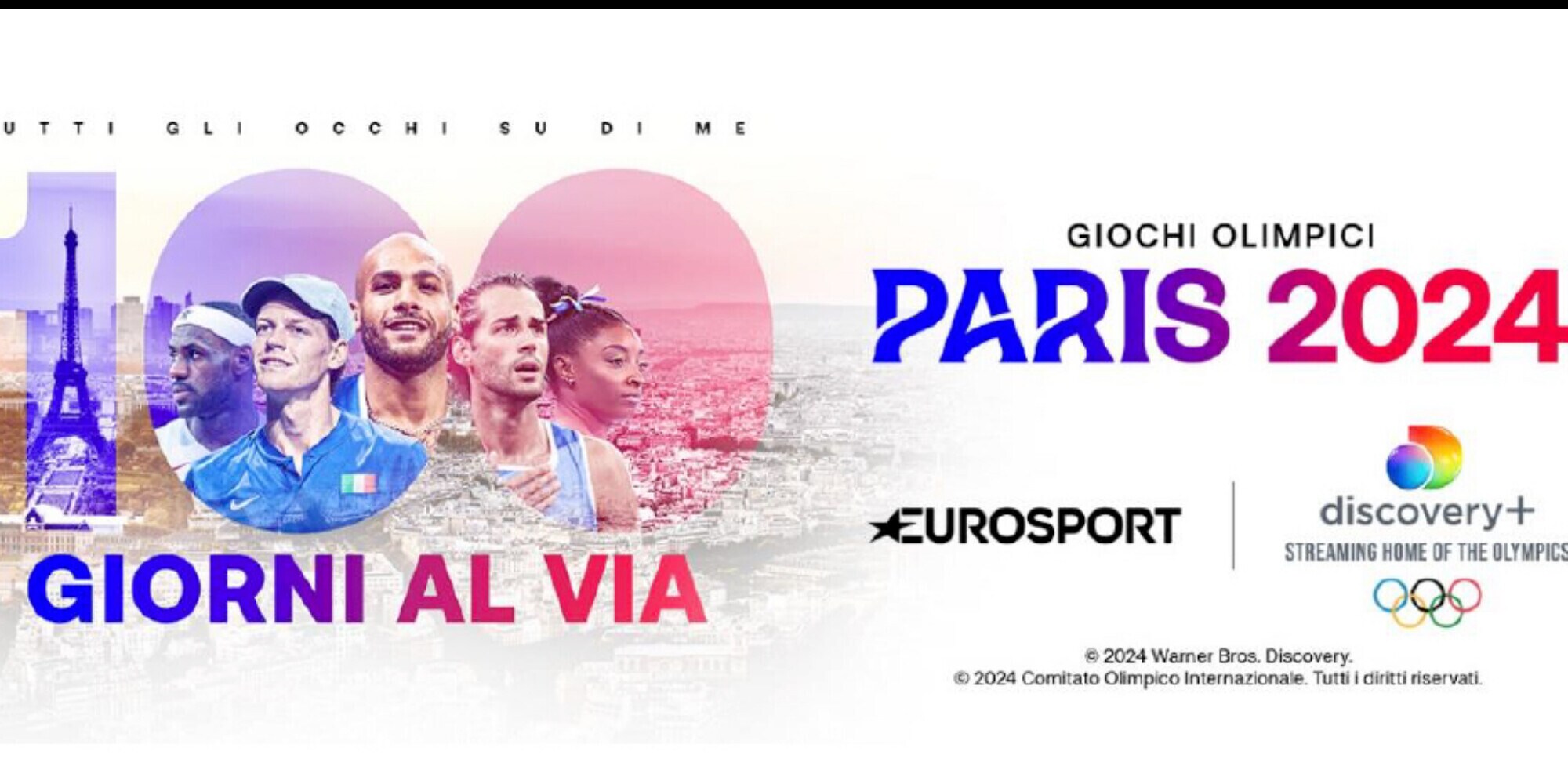 -100 giorni a Parigi 2024, il conto alla rovescia di Warner Bros. Discovery