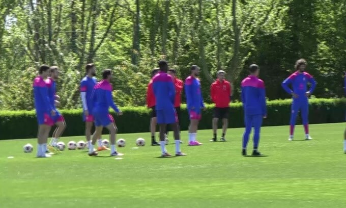 Milan: allenamento prima della sfida europea contro la Roma