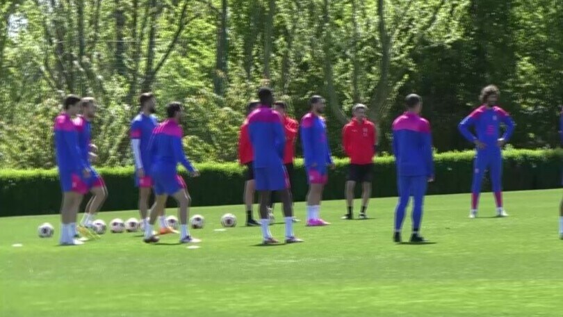 Milan: allenamento prima della sfida europea contro la Roma