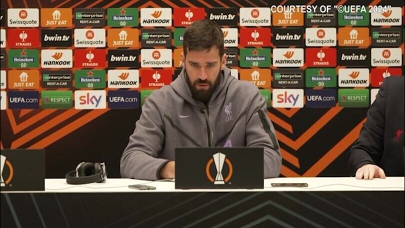 Alisson: "Atalanta squadra difficile da affrontare"